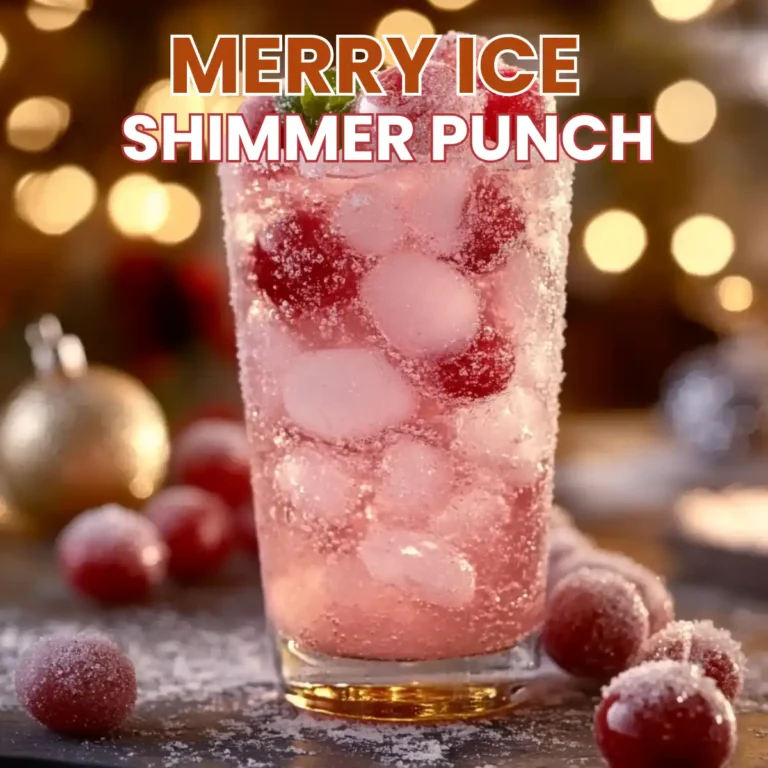 Merry Ice Shimmer Punch recipe
