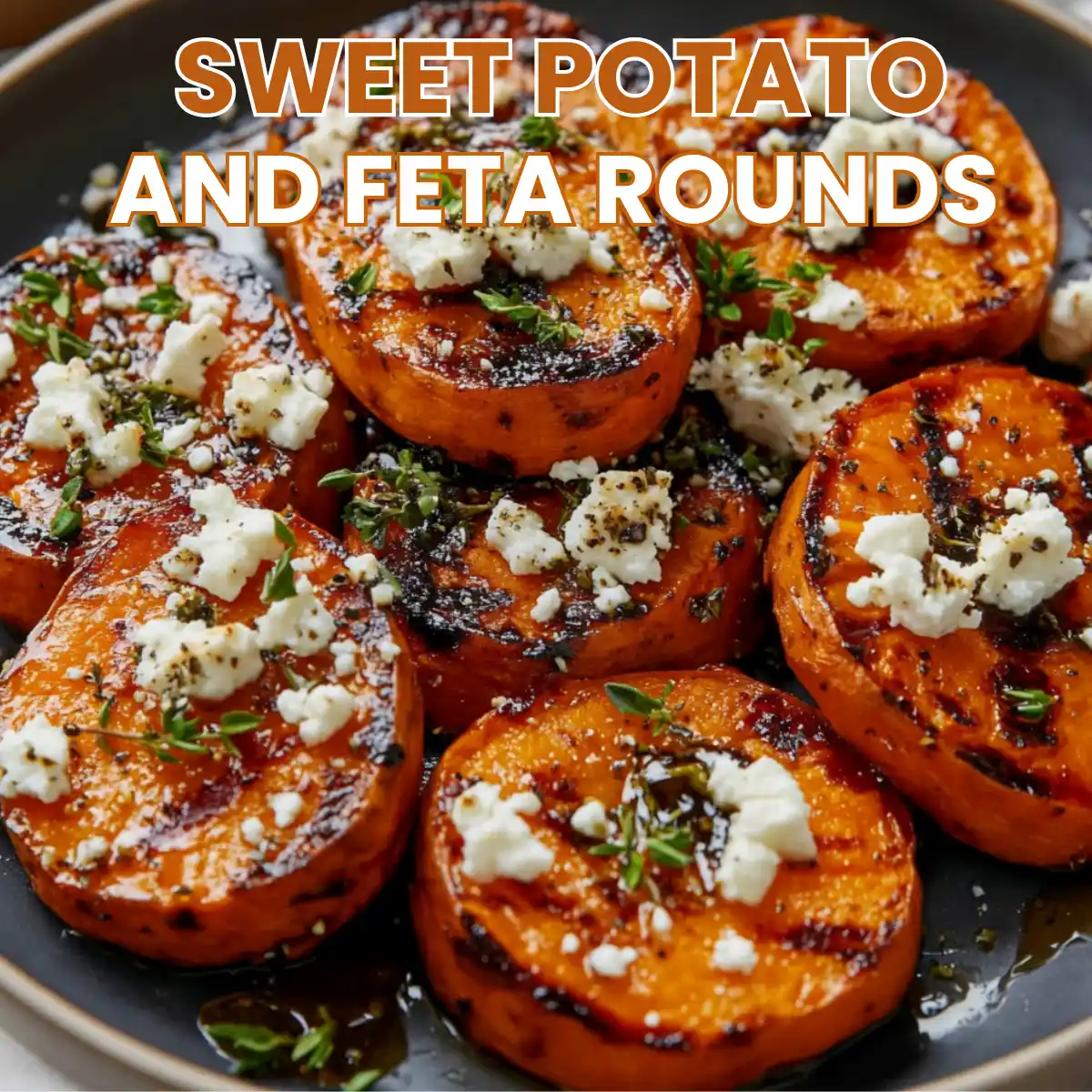 Sweet Potato and Feta Rounds